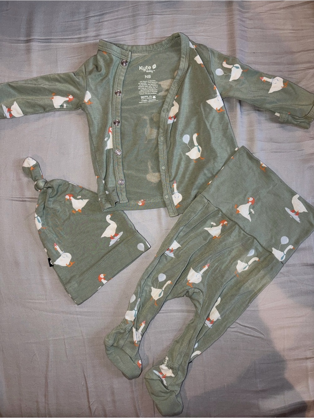 Kyte BABY Silly Goose Print Take Me Home Set